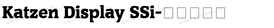Katzen Display SSi字体转换
